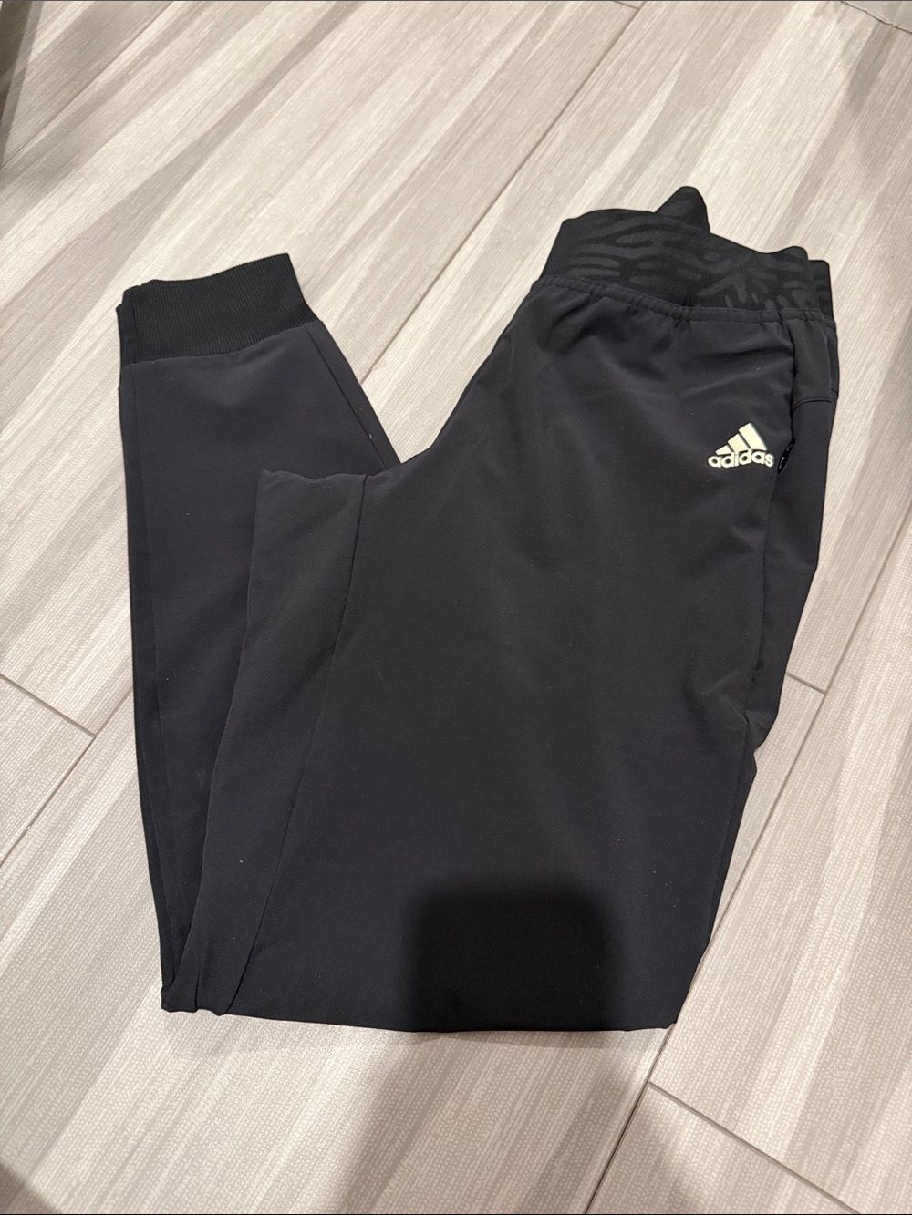 adidas Black Women's Track Joggers with Small Logo